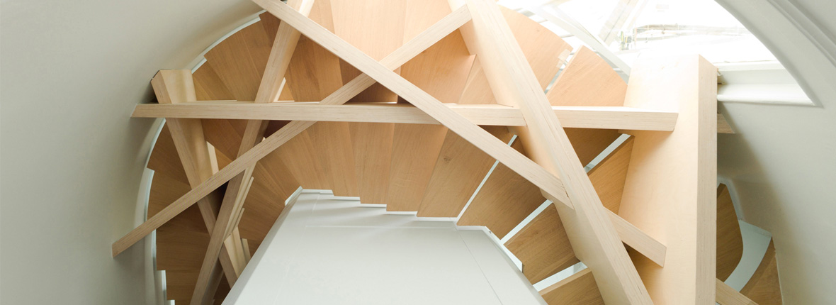 Escaliers sur mesure en bois, bois-métal, verre